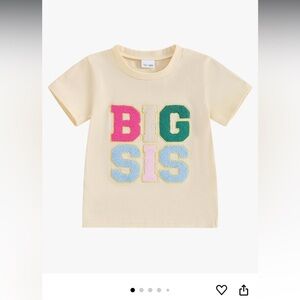 Big Sis shirt for Toddler